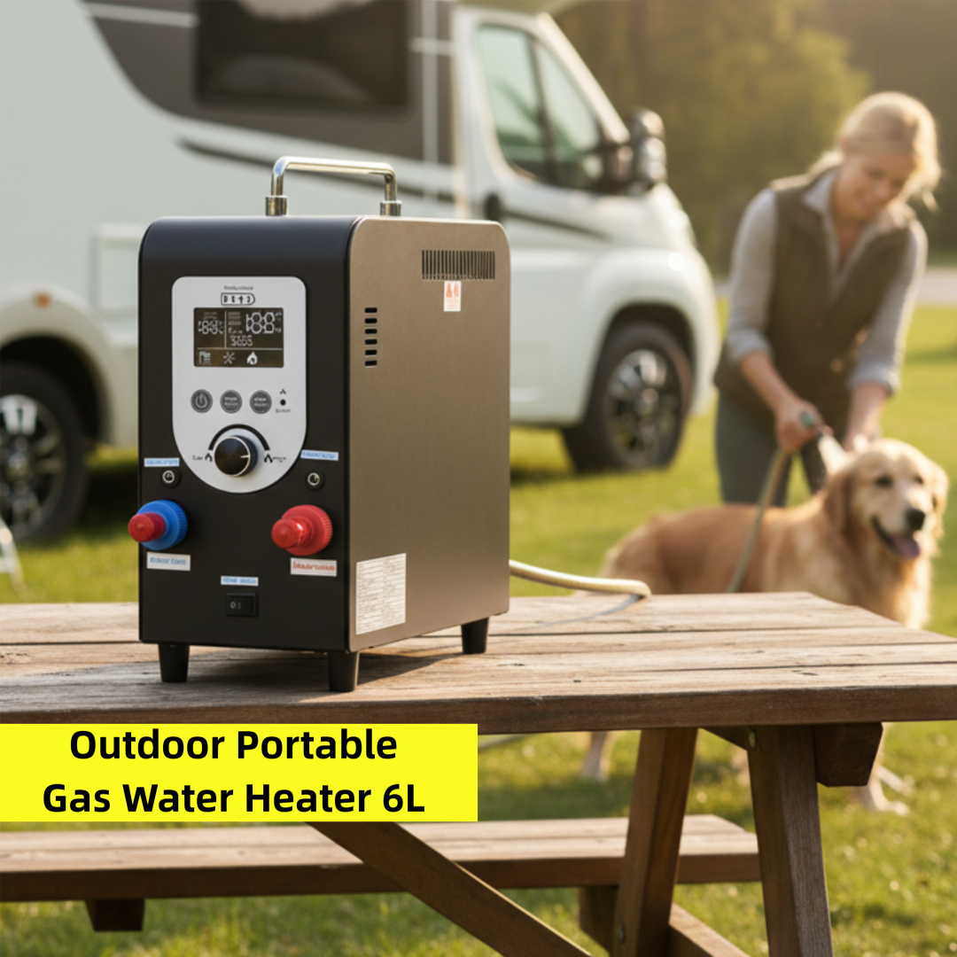 Battery Outdoor Camping - Portable Propane Tankless Water Heater Rechargeable