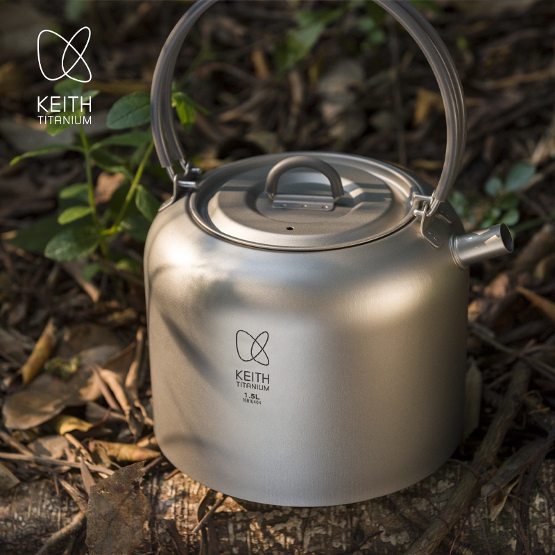 Outdoor Camping Brands - Portable Outdoor Titanium Tea Set 15L