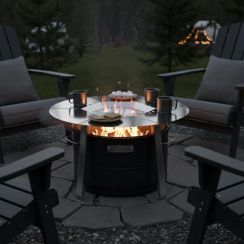 Outdoor Camping Burner - Fireplace Radiant Plate 20 inch For