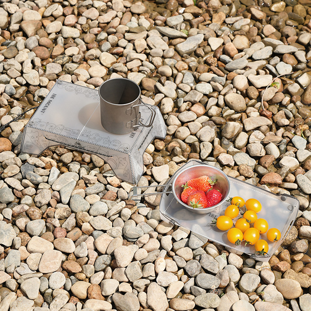 Outdoor Camping Table Foldable - Foldable Camping Tray Ultralight Mini Dining