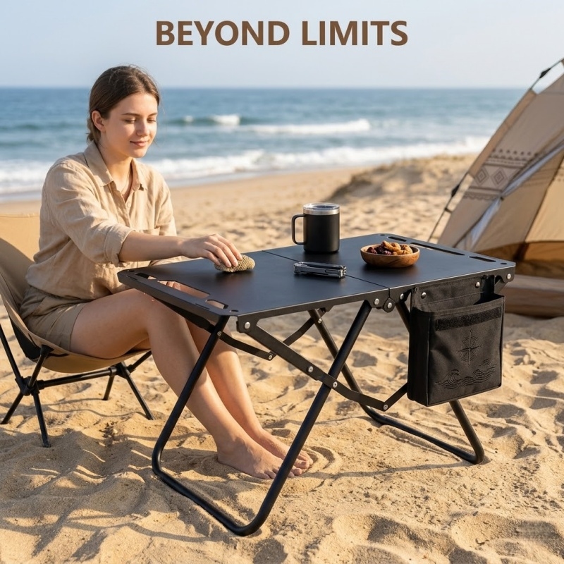 Outdoor Camping Table Foldable - Foldable Outdoor Camping Beach Picnic Table