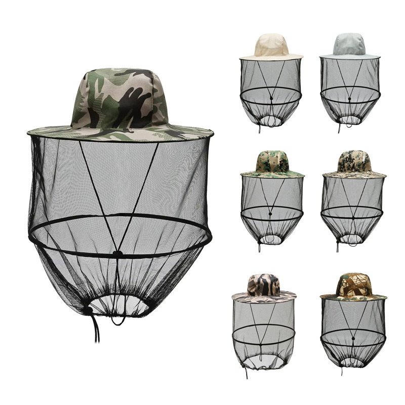 Outdoor Camping Bug Zapper - 1Pcs Adult Quick-Dry Anti-Mosquito Fishing Hat