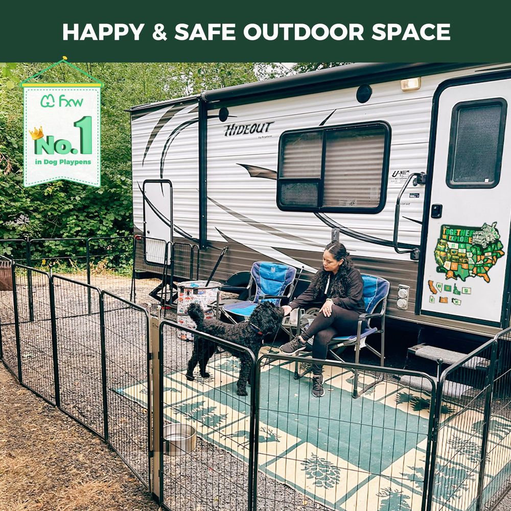 Instant Unleashed Dog Playpen, - Outdoor Camping Dog Fence ulasan dan harga