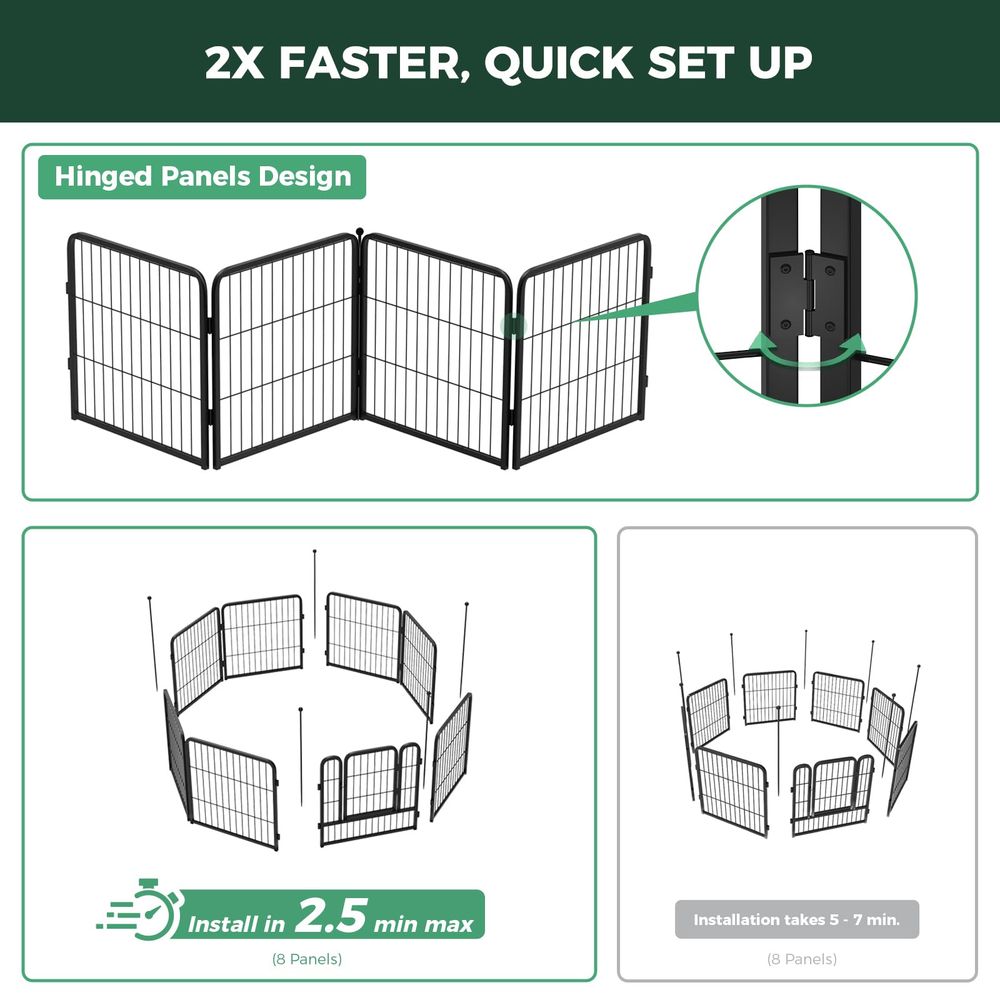 Instant Unleashed Dog Playpen, - Outdoor Camping Dog Fence ulasan dan harga