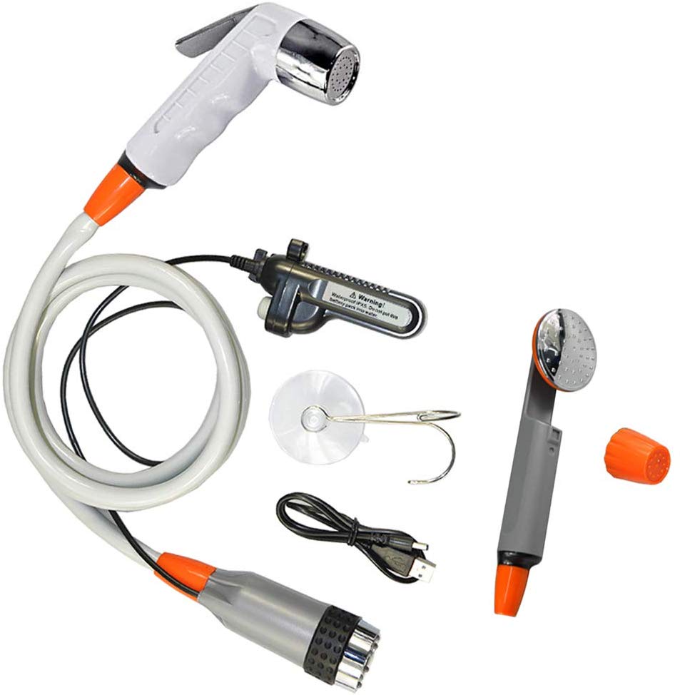 Patented Design 3.7v Portable  - Outdoor Camping Shower ulasan dan harga