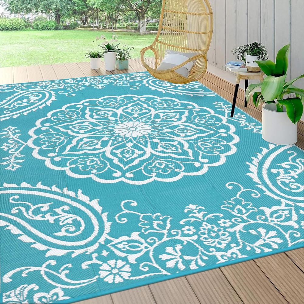 Outdoor Reversible Plastic Rug - Outdoor Camping Rugs 8X10 ulasan dan harga