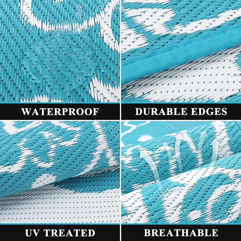 Outdoor Reversible Plastic Rug - Outdoor Camping Rugs 8X10 ulasan dan harga
