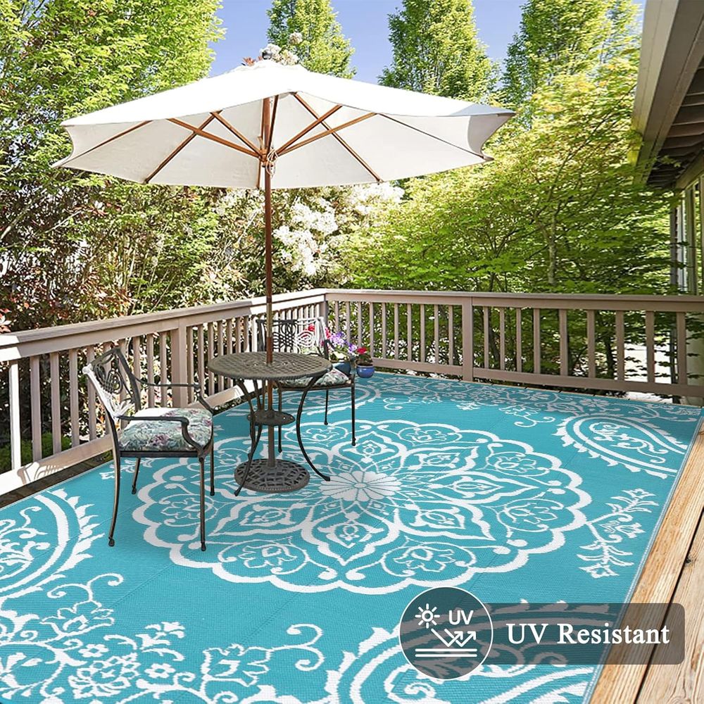 Outdoor Reversible Plastic Rug - Outdoor Camping Rugs 8X10 ulasan dan harga