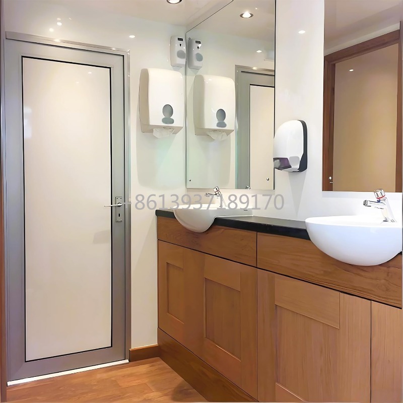 Mobile Toilet Trailer with Bas - Outdoor Camping Shower ulasan dan harga