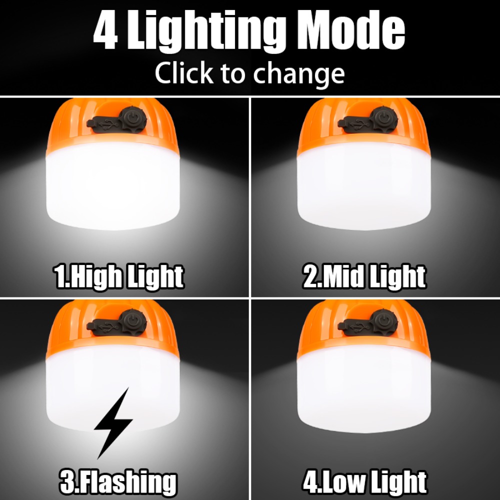 Portable Mini Camping Lamp 4 L - Battery Outdoor Camping ulasan dan harga