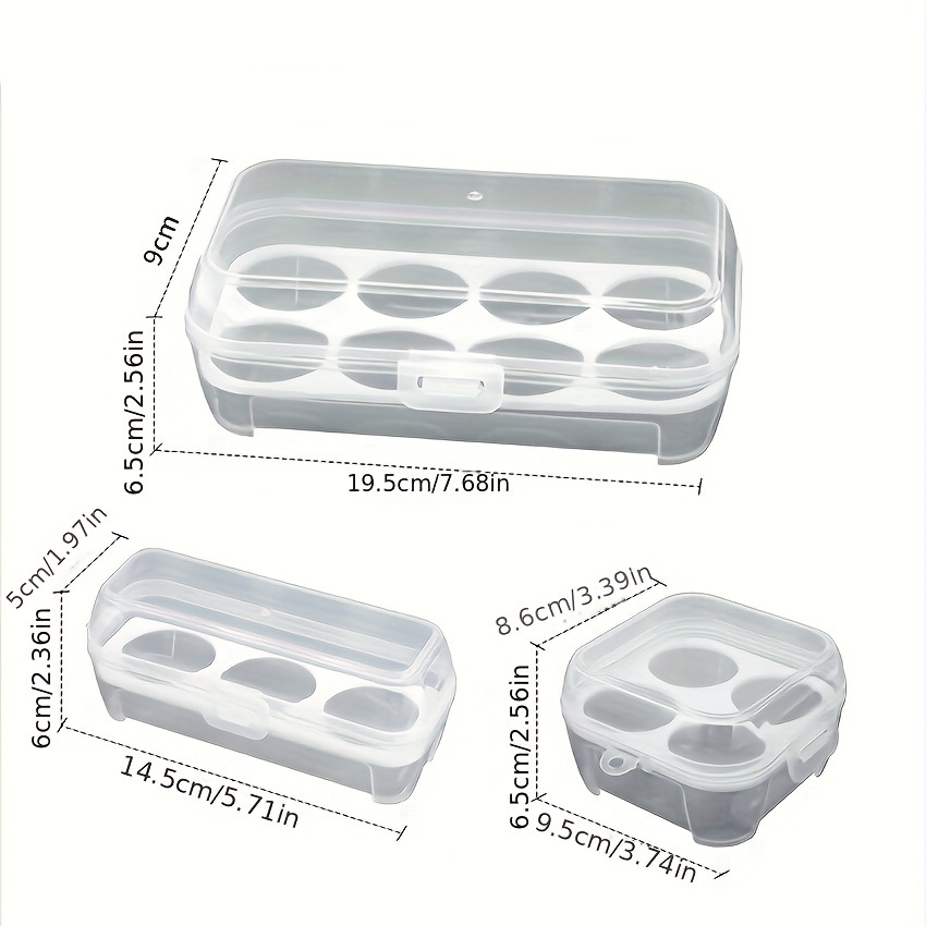1Pc Kitchen Portable Egg Holde - Outdoor Camping Bin ulasan dan harga