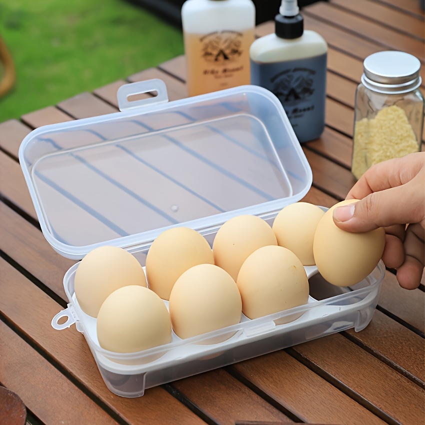 1Pc Kitchen Portable Egg Holde - Outdoor Camping Bin ulasan dan harga