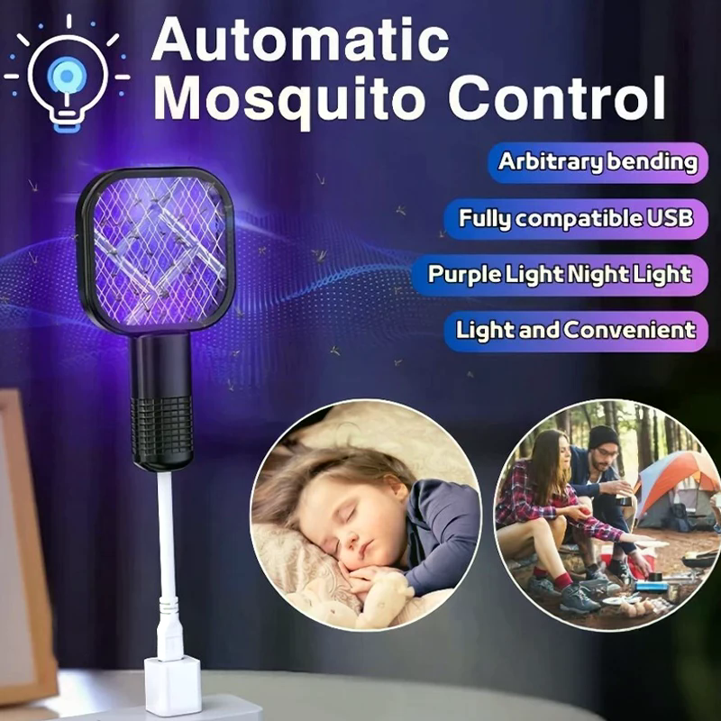 USB Mosquito Swatter Trap UV L - Outdoor Camping Bug Zapper ulasan dan harga