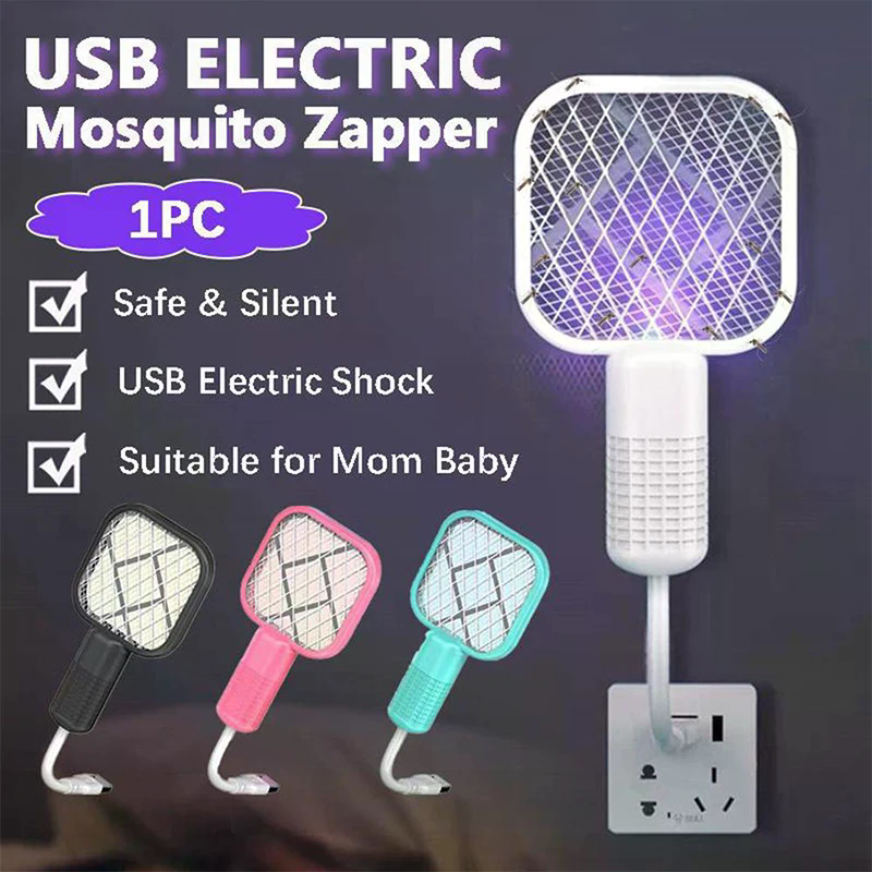 USB Mosquito Swatter Trap UV L - Outdoor Camping Bug Zapper ulasan dan harga