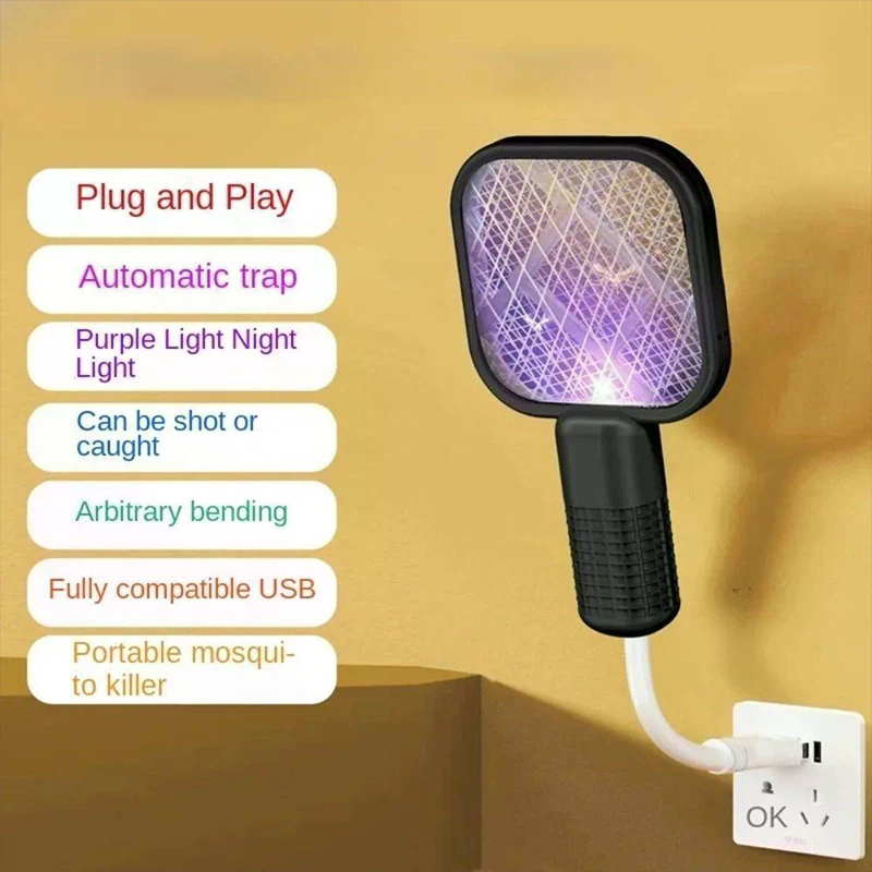 USB Mosquito Swatter Trap UV L - Outdoor Camping Bug Zapper ulasan dan harga