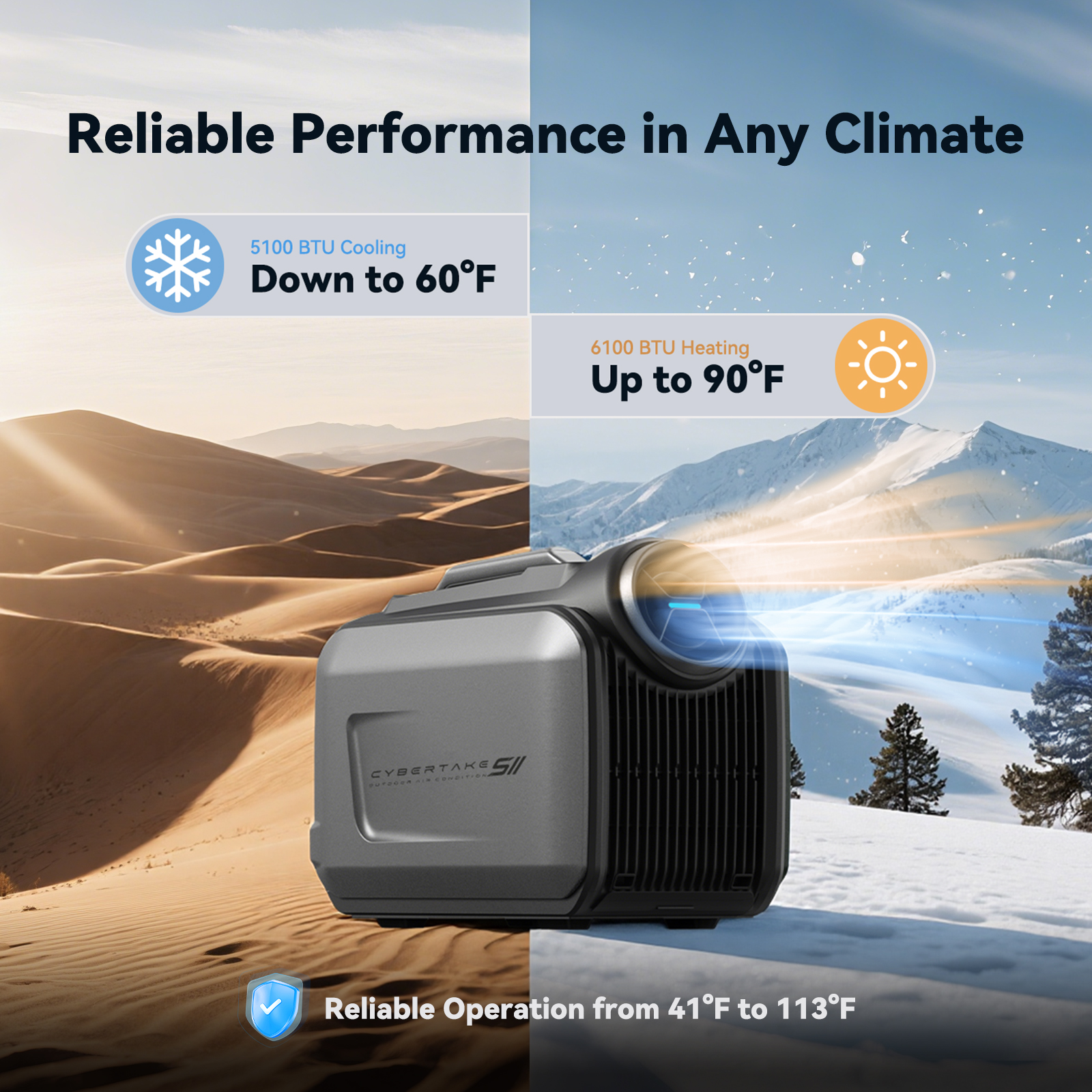 CYBERTAKE S2 Pro Portable Air  - Outdoor Camping Air Conditioner ulasan dan harga