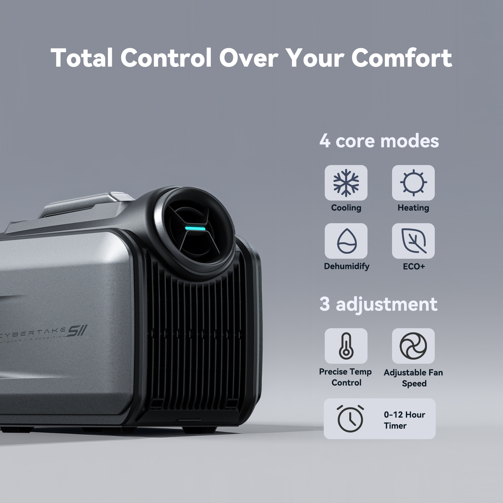 CYBERTAKE S2 Pro Portable Air  - Outdoor Camping Air Conditioner ulasan dan harga