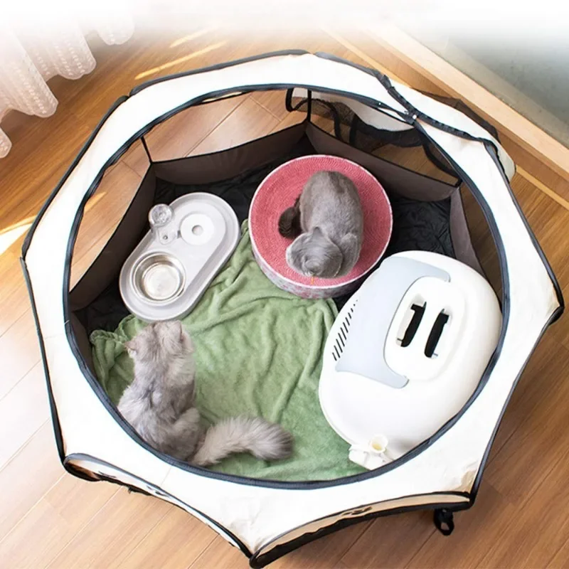 Portable Foldable Pet Cage Oct - Outdoor Camping Dog Fence ulasan dan harga