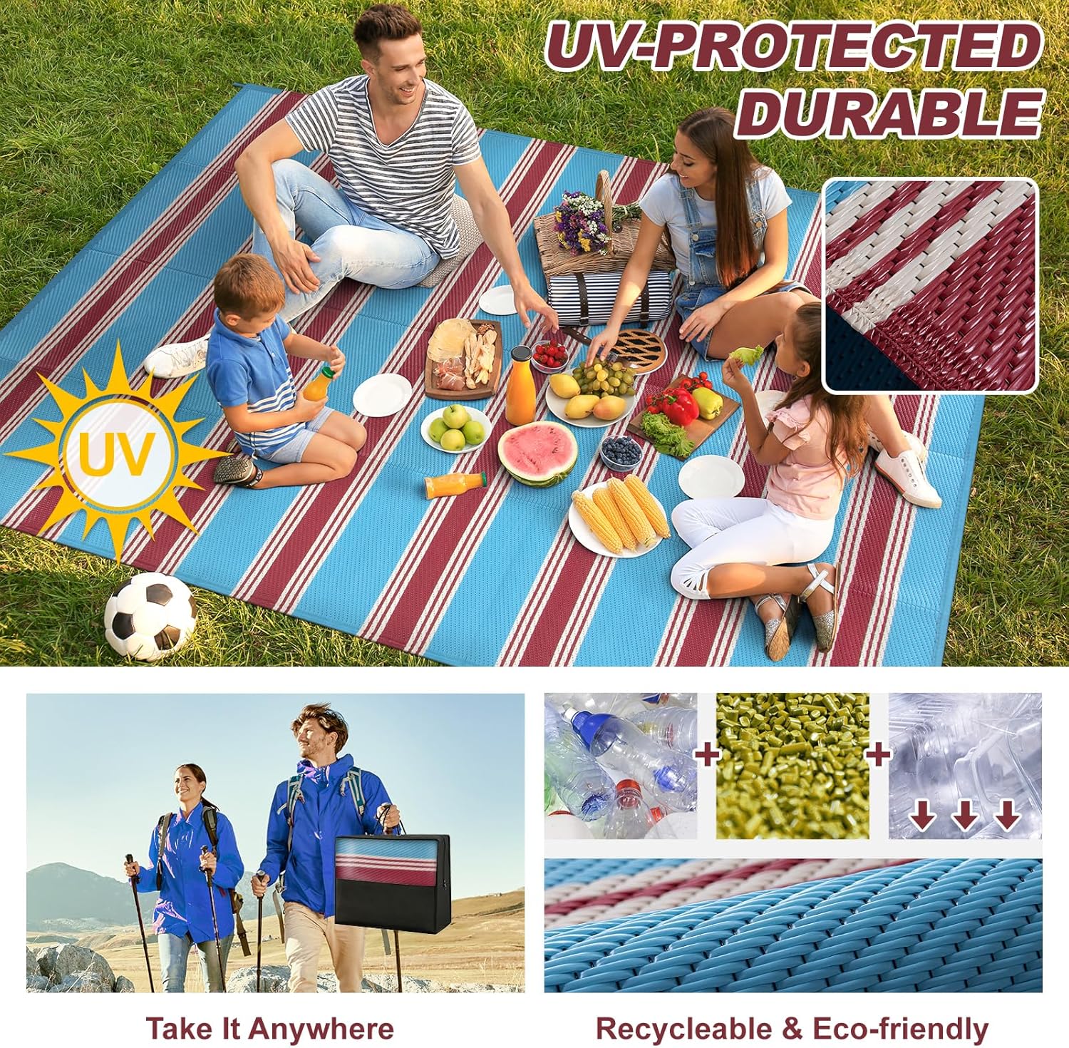 Striped Outdoor Rug 8x10 Patio - Outdoor Camping Rugs 8X10 ulasan dan harga
