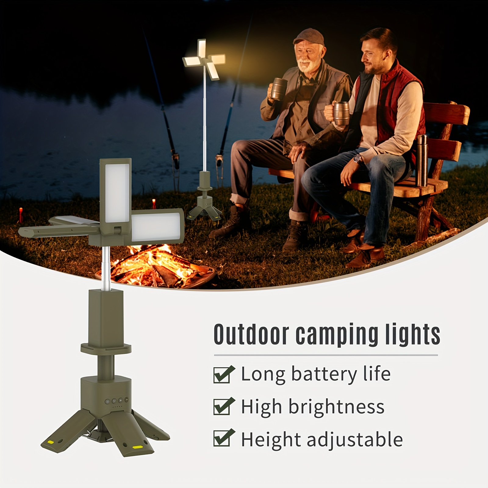 Camping Lantern, 14000mAh Rech - Battery Outdoor Camping ulasan dan harga