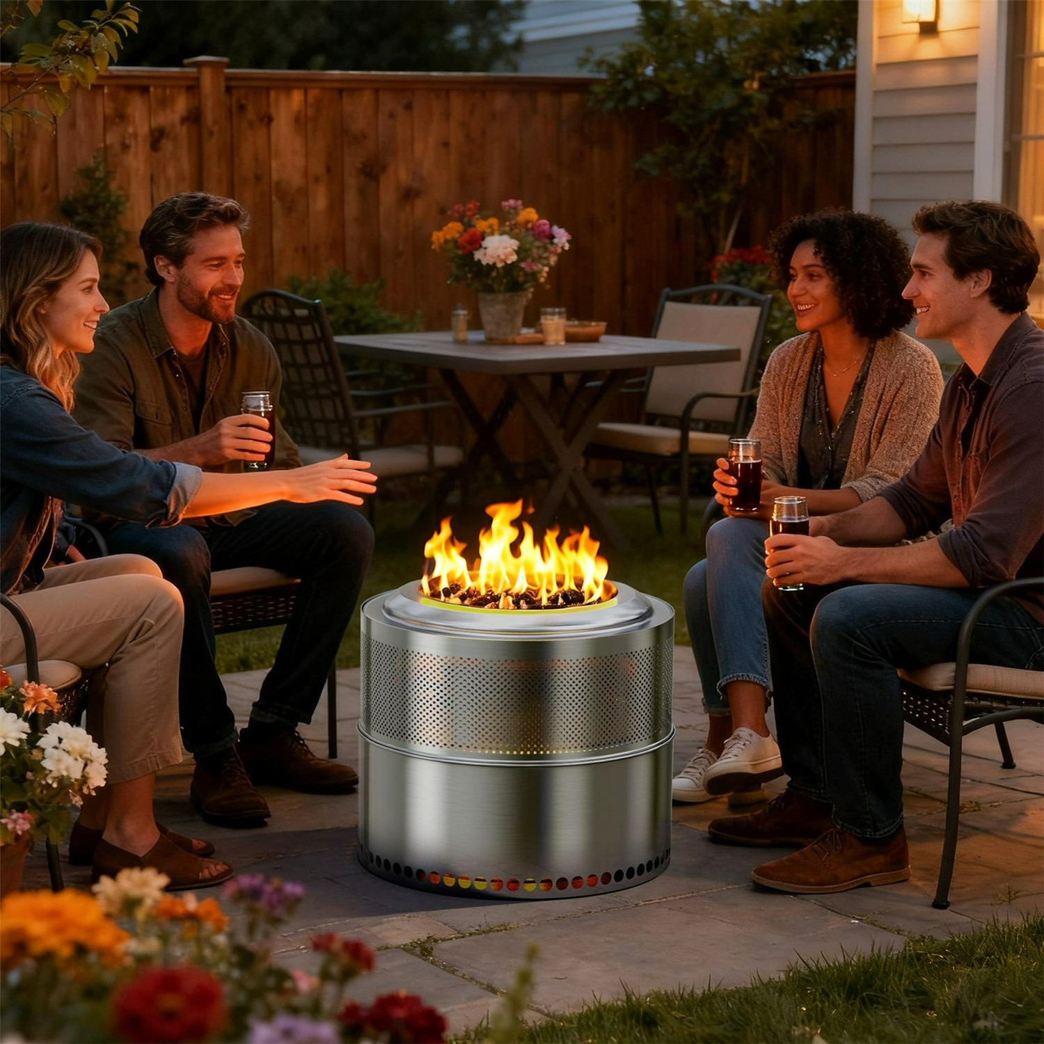 50 CM Smokeless Camping Fire P - Outdoor Camping Burner ulasan dan harga