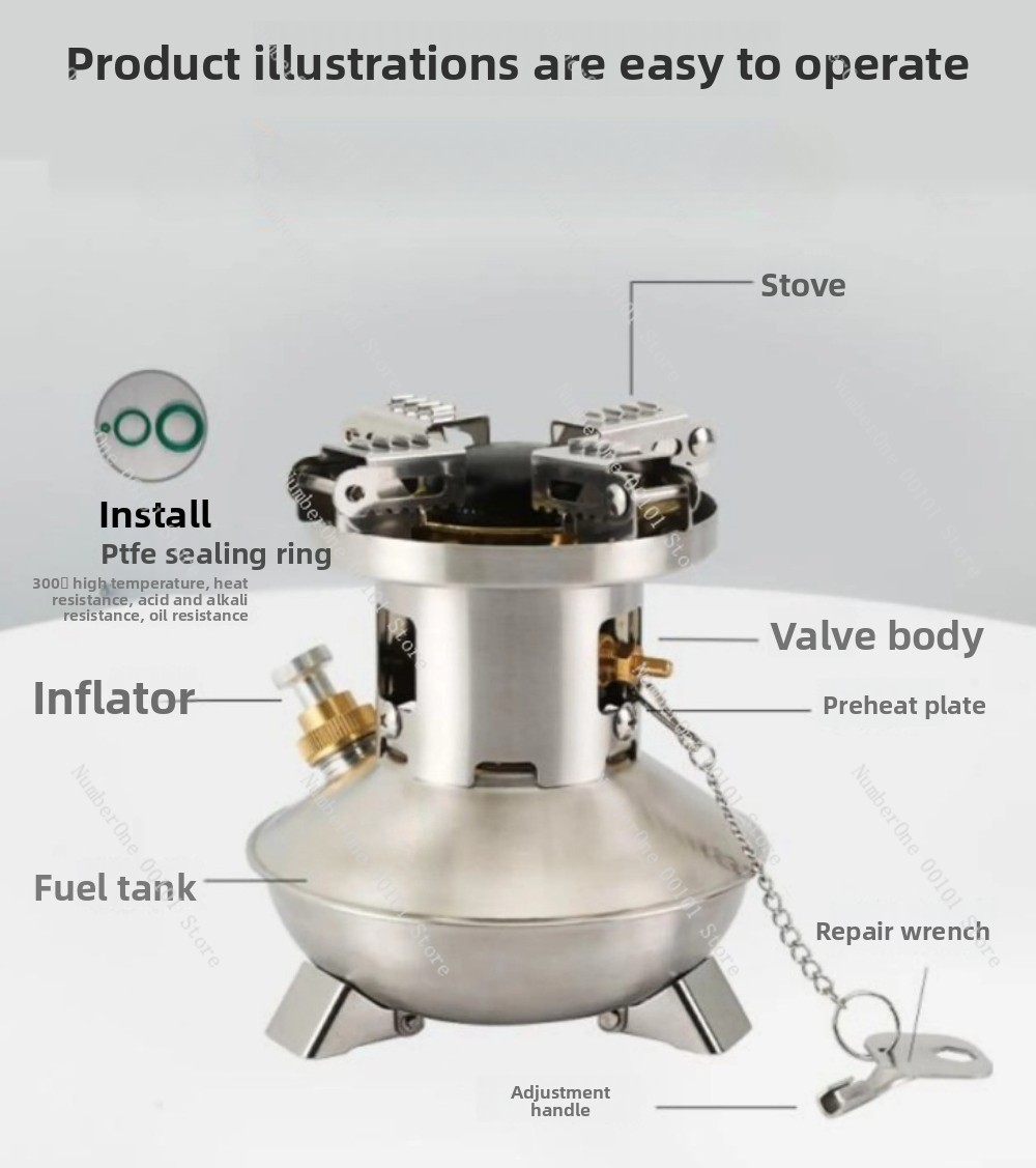 Outdoor maintenance-free porta - Outdoor Camping Burner ulasan dan harga