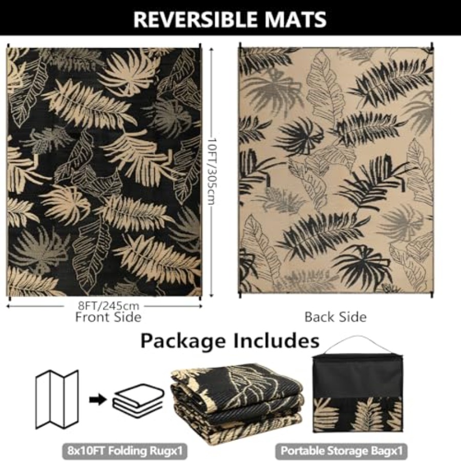 Outdoor Rug Waterproof 8x10 ft - Outdoor Camping Rugs 8X10 ulasan dan harga