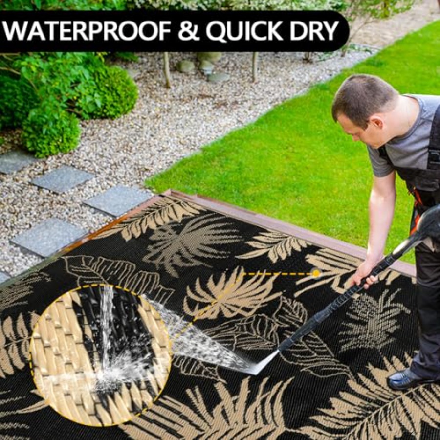 Outdoor Rug Waterproof 8x10 ft - Outdoor Camping Rugs 8X10 ulasan dan harga