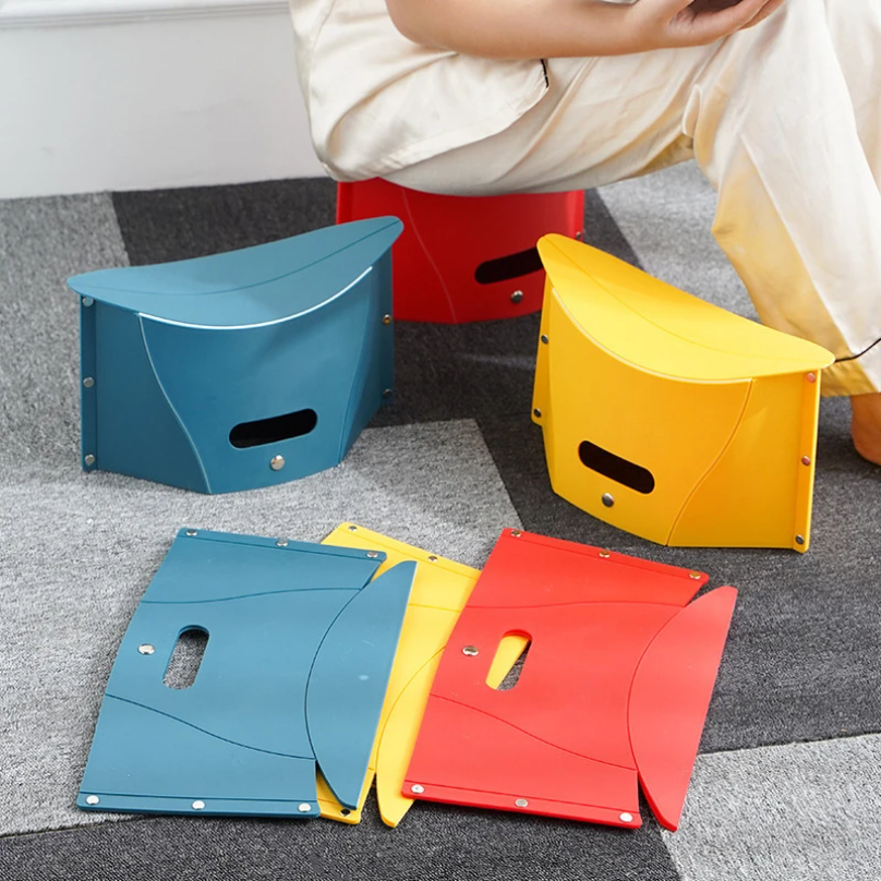 Plastic Portable Folding Stool - Outdoor Camping Chairs Folding ulasan dan harga