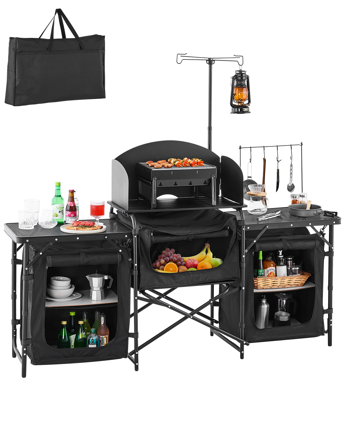 SucceBuy Camping Kitchen Table - Outdoor Camping Kitchen Setup ulasan dan harga