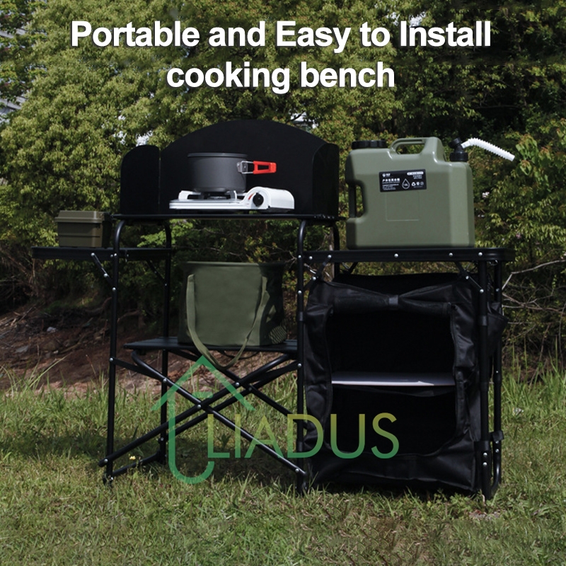 Foldable Portable Outdoor Stov - Outdoor Camping Kitchen Setup ulasan dan harga