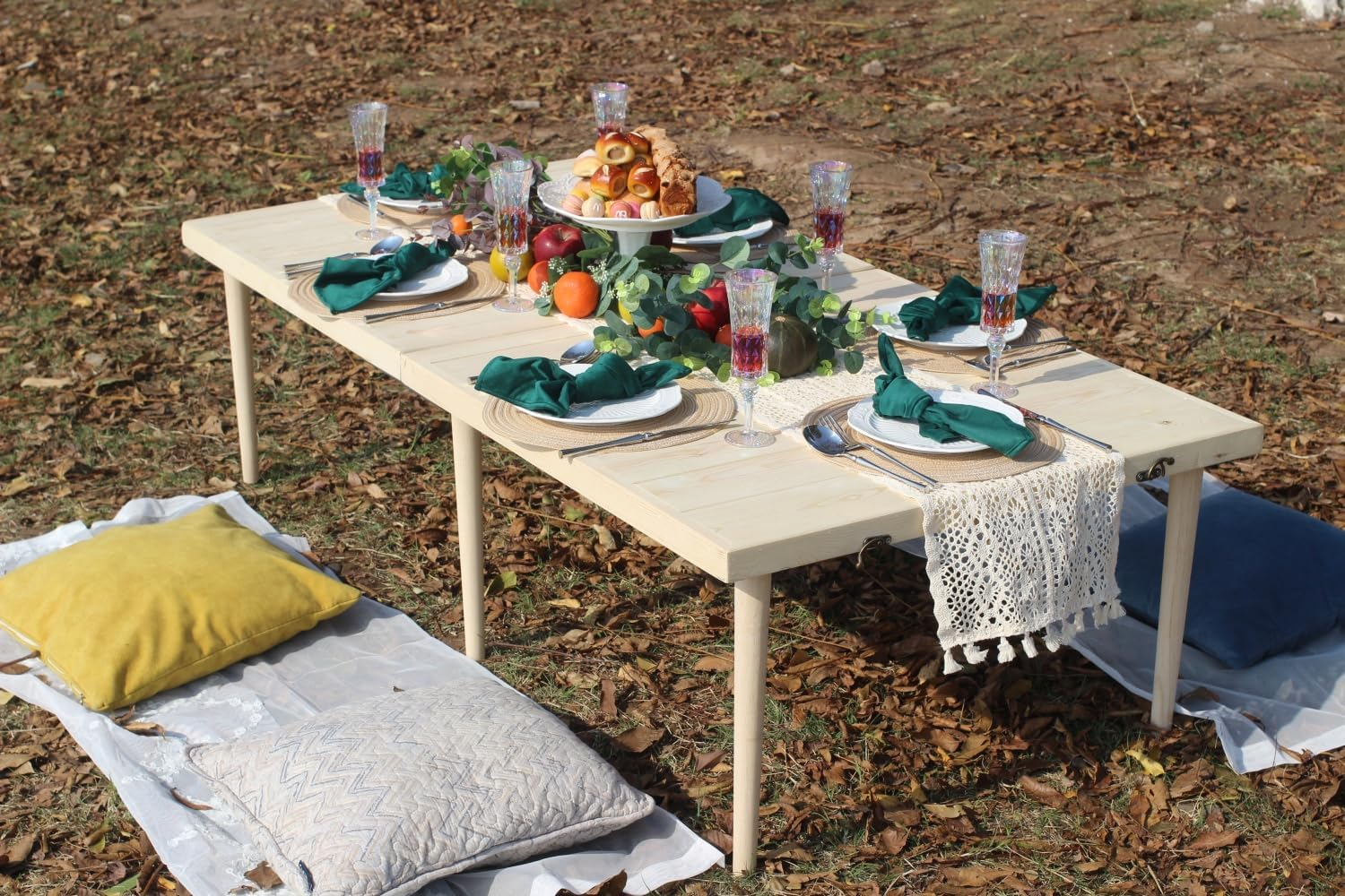 Boho Style Portable Pine Picni - Outdoor Camping Decor Ideas ulasan dan harga