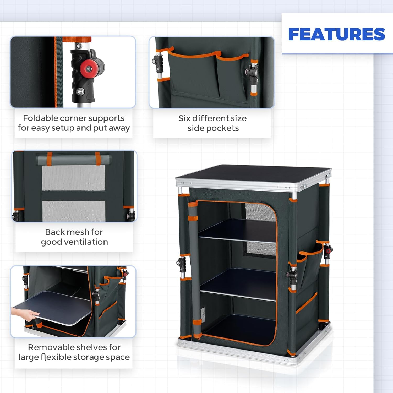 Outdoor Folding Camping Table  - Outdoor Camping Kitchen Setup ulasan dan harga