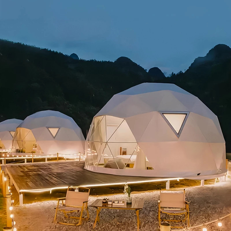Premium Geodesic Glamping Dome - Outdoor Camping Dome ulasan dan harga