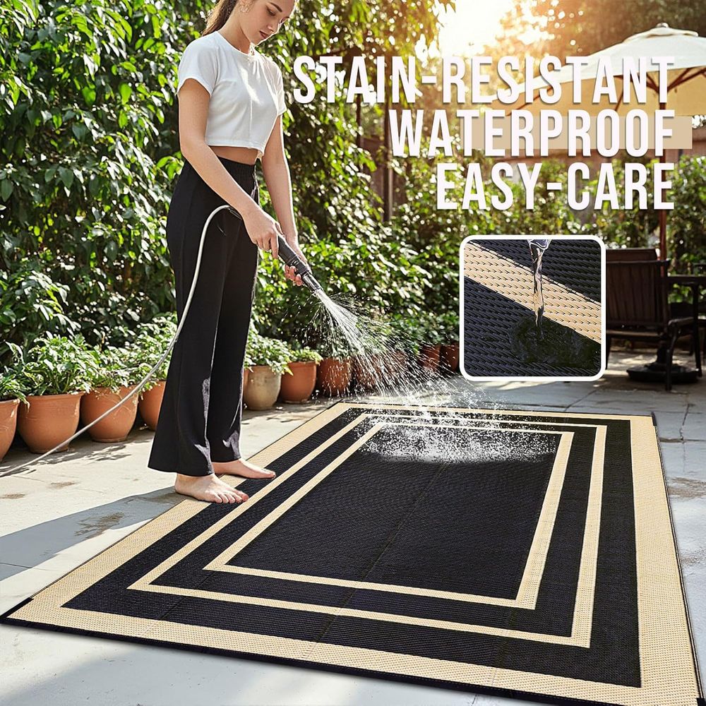 Reversible Waterproof 8x10 Out - Outdoor Camping Rugs 8X10 ulasan dan harga