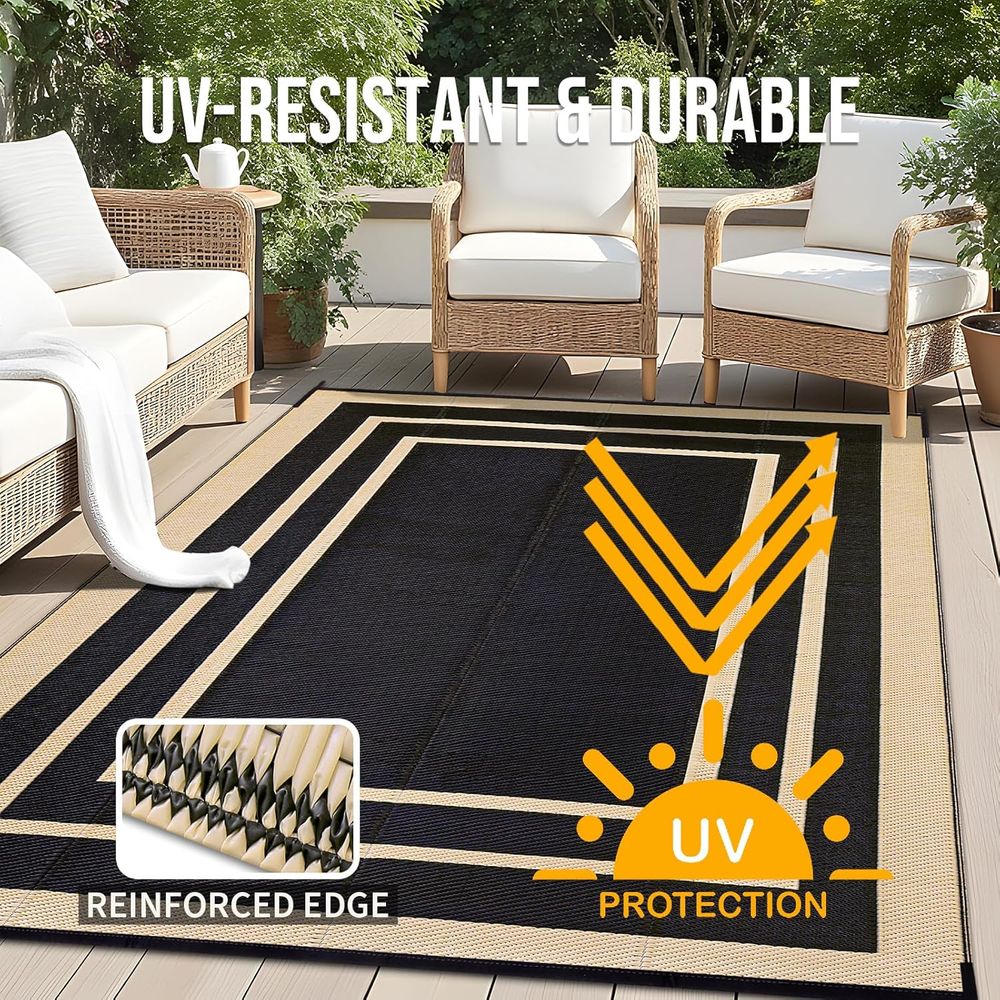 Reversible Waterproof 8x10 Out - Outdoor Camping Rugs 8X10 ulasan dan harga