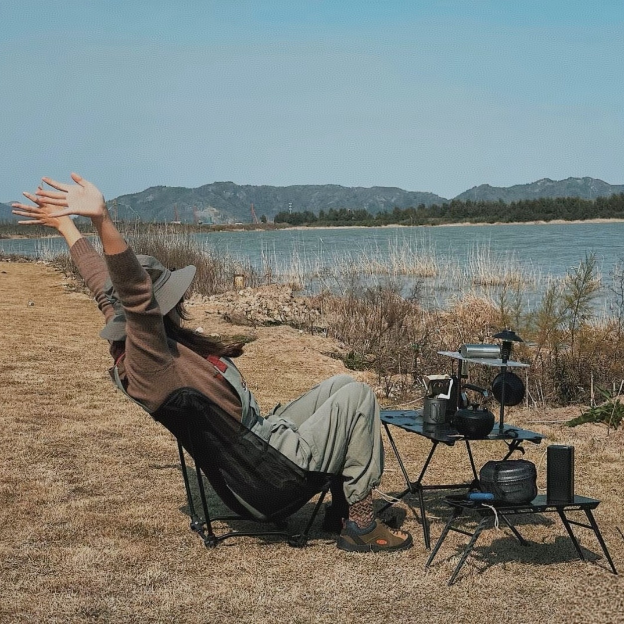 Portable Off Ground Folding Mo - Outdoor Camping Chairs Folding ulasan dan harga