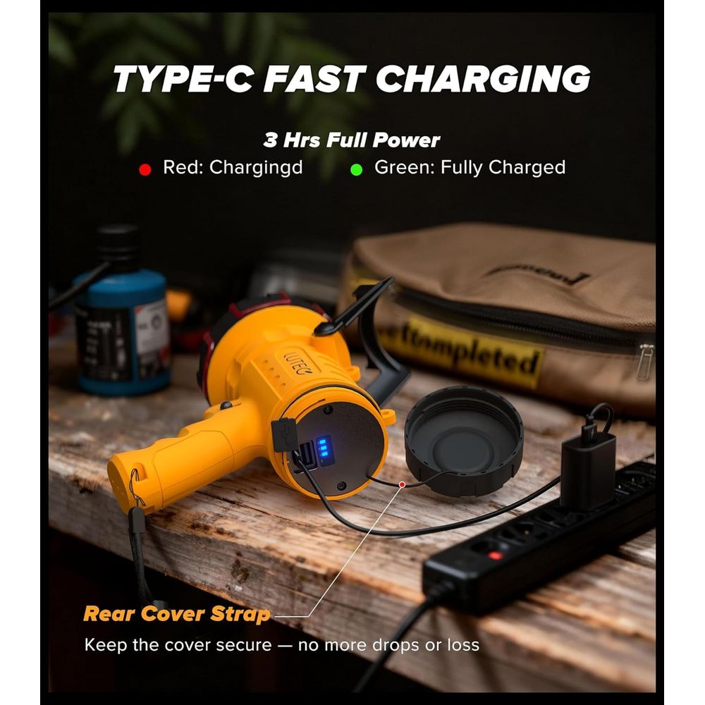 2-Pack Rechargeable 90,000 Lux - Battery Outdoor Camping ulasan dan harga