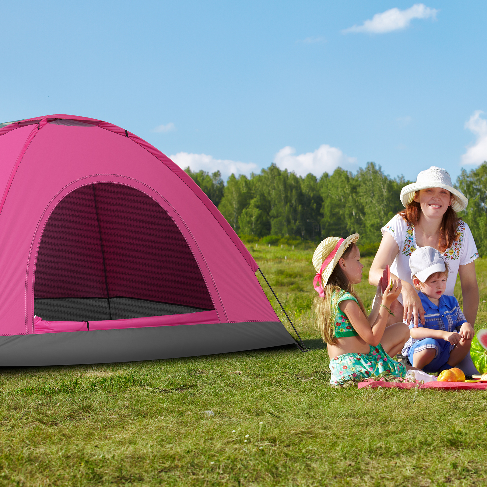 3 4 Person Camping Dome Tent W - Outdoor Camping Dome ulasan dan harga