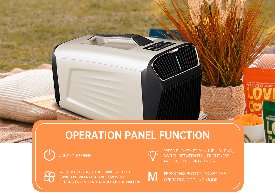 24V 220V Mini Air Conditioner  - Outdoor Camping Air Conditioner ulasan dan harga