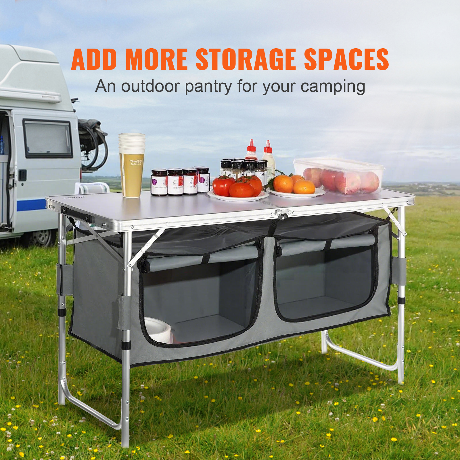 SucceBuy Camping Kitchen Table - Outdoor Camping Kitchen Setup ulasan dan harga