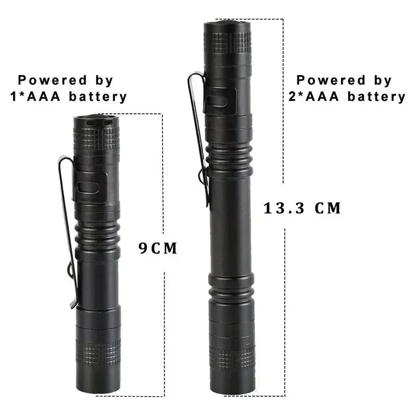 Portable Mini LED Pen Flashlig - Battery Outdoor Camping ulasan dan harga