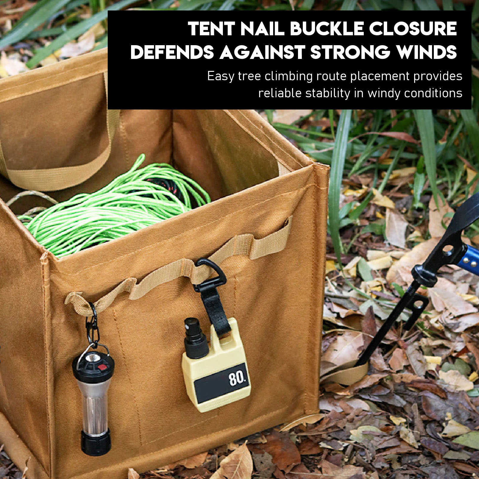 Outdoor Foldable Trash Can 33L - Outdoor Camping Bin ulasan dan harga