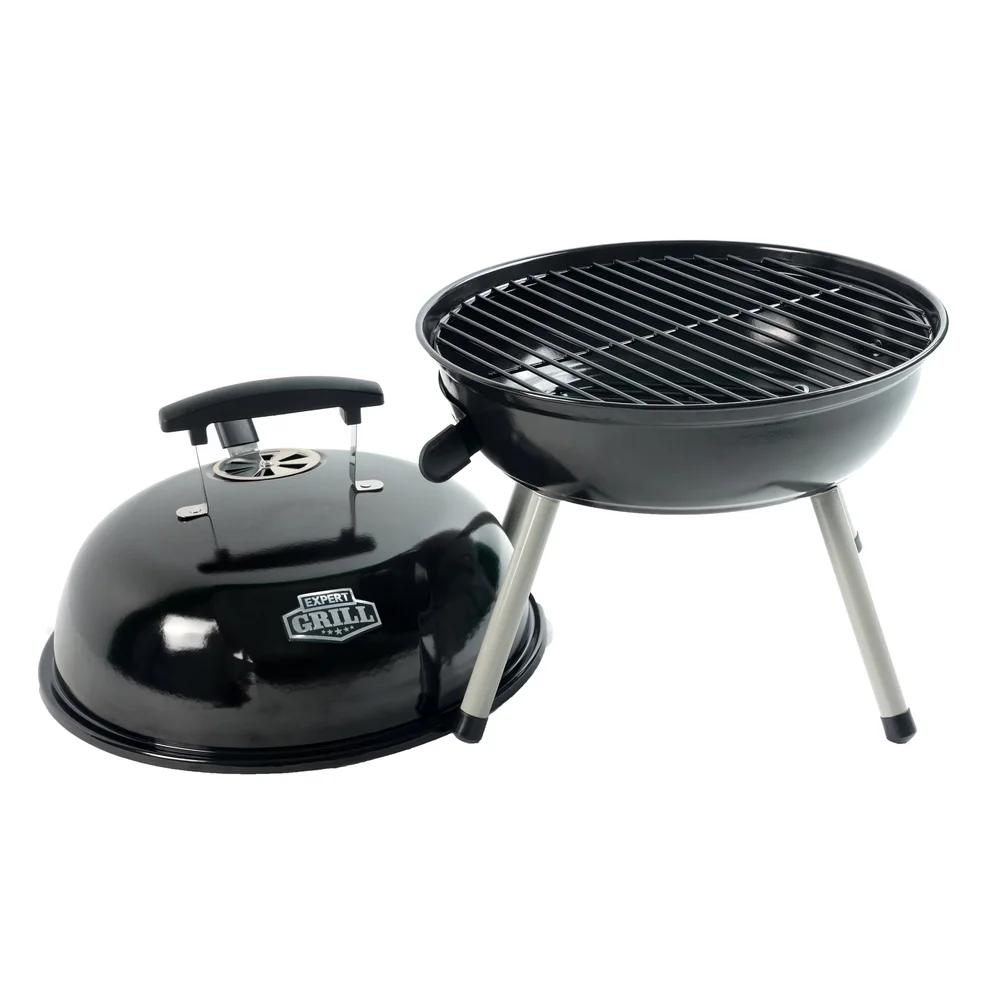 Portable Charcoal Grill 14.5 I - Outdoor Camping Dome ulasan dan harga