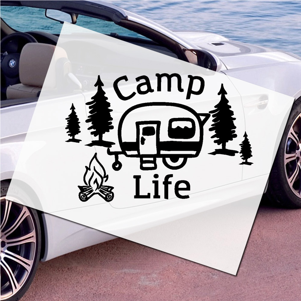 Camp life Outdoor theme Drop S - Outdoor Camping Logo ulasan dan harga