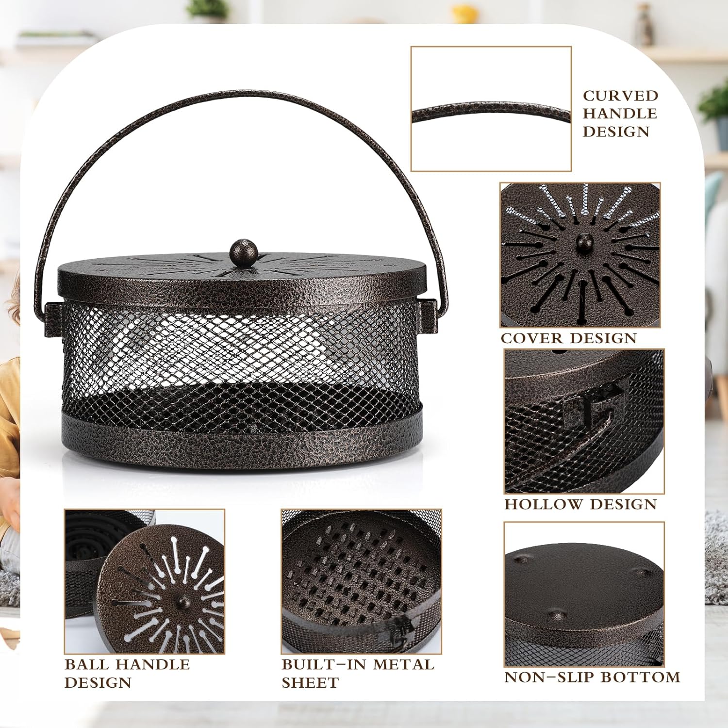 4-Pack Mosquito Coil Holder, P - Outdoor Camping Burner ulasan dan harga