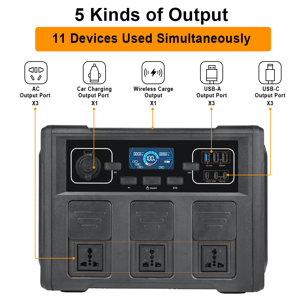 1200W Portable Solar Generator - Battery Outdoor Camping ulasan dan harga