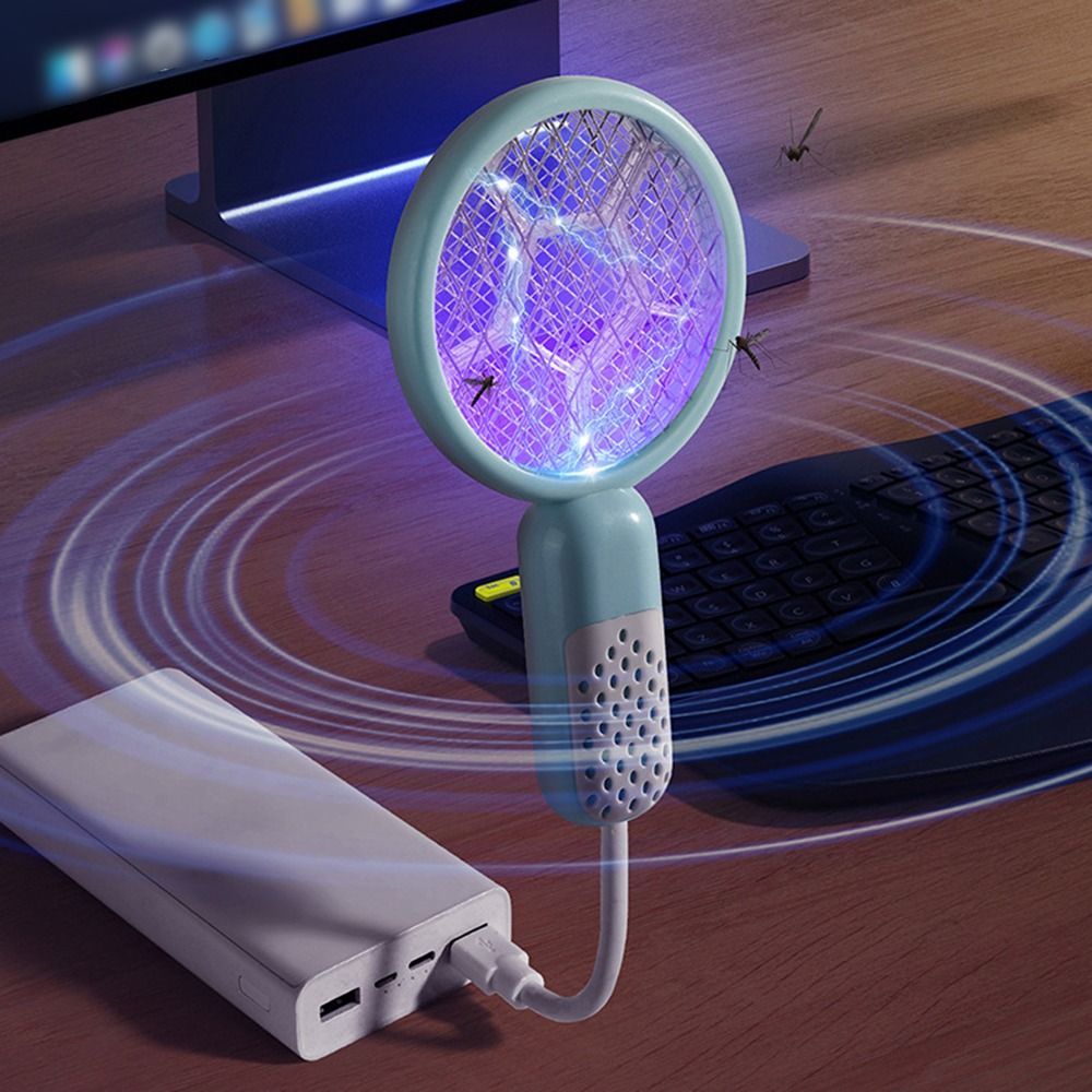 Mini USB Mosquito Swatter Elec - Outdoor Camping Bug Zapper ulasan dan harga