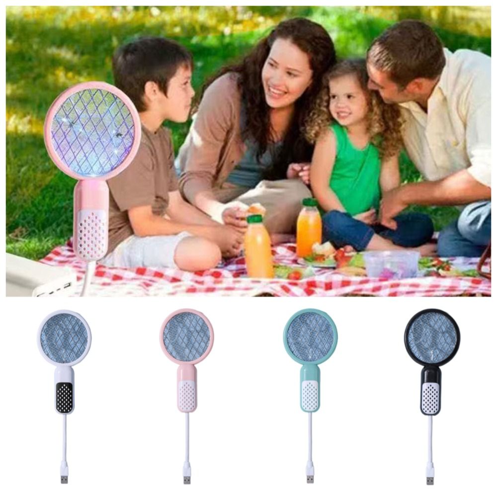 Mini USB Mosquito Swatter Elec - Outdoor Camping Bug Zapper ulasan dan harga