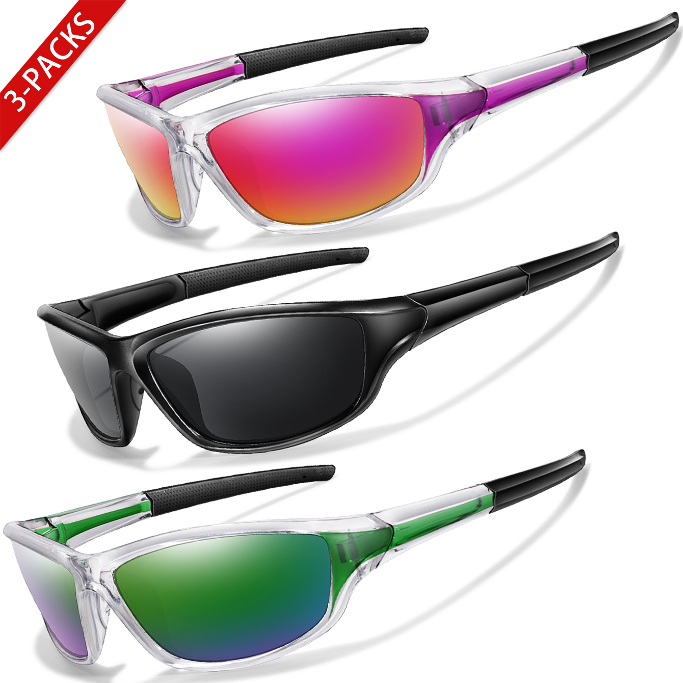 3 PCS Brand Polarized Cycling  - Outdoor Camping Brands ulasan dan harga